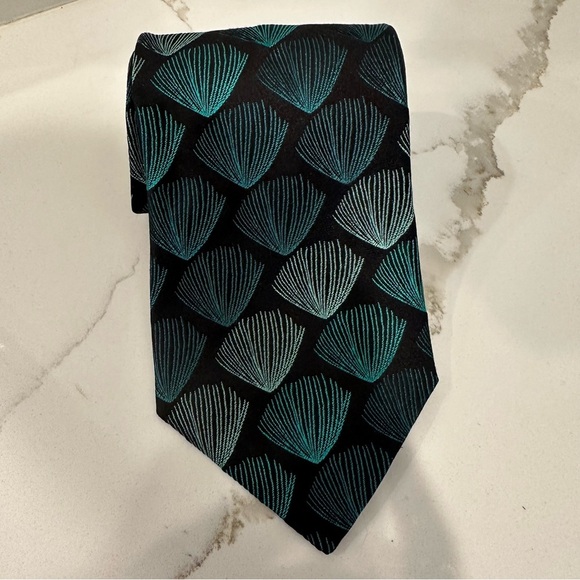 Fratelli Moda Tie Italian 100% Silk Art Deco Classic Necktie 3 7/8 W 59 1/8 L - Picture 3 of 7